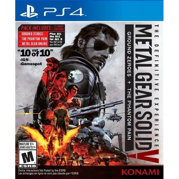 Restored Metal Gear Solid V: The Definitive Experience (Playstation 4, 2015) Shooter Game (Refurbished)