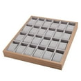 thumbnail image 2 of Caja de reloj con 24 ranuras, organizador , vitrina de joyería, soportes de almacenamiento de madera para regalo del, 2 of 6