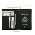 thumbnail image 5 of Egoelife Slim Genuine Leather Passport Cover Passport Holder With RFID Blocking Passport Case Travel Wallet Document Organizer, 5 of 6