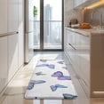 thumbnail image 4 of Pink Butterfly Flower Pattern Kitchen Rug Mat,Kitchen Runner Rugs Non Skid Washable,Decorative Kitchen Floor Mats for Kitchen,Sink,Laundry,17"x47.2", 4 of 7
