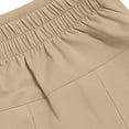 thumbnail image 3 of Girls' School Pleated High Waist Stretch Sports Casual Skirt With Pockets Suitable(Black,120/7Y), 3 of 7
