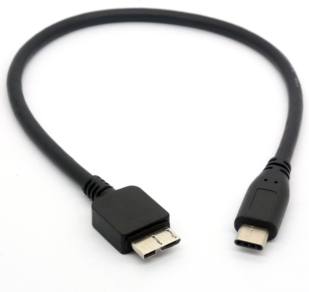 Portræt Konvertere Inspiration USB C to Micro USB Cable, USB 3.1 Type C to Micro B (Micro USB) for WD my  PassPort HDD Hard Disk, 30cm - Walmart.com