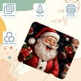 thumbnail image 3 of Santa Claus Square Desk Mat, 8.3x9.8 Inch, Non-Slip Rubber Bottom, Printed, Suitable for Office and Gaming - Gaming Mousepad and Mouse Pad, 3 of 6