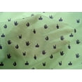 thumbnail image 4 of oneOone Cotton Silk Fabric Finger Sign Symbol Print Fabric BTY 42 Inch Wide, 4 of 4