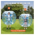thumbnail image 3 of Bumper Ball 4FT - Inflatable Sumo Zorb Ball for Teens & Adults, 0.8mm PVC Outdoor Bubble Soccer Ball for Yard, Park Team Play, Durable Bopper Toy, 3 of 7