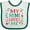 White and Green, variant on Inktastic My Mimi Loves Me Girls Girls Baby Bib