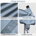 thumbnail image 5 of Pakunoda 12' X 20' Carport Canopy Replacement Cover, Portable Car Garage Shelter Party Top Tent with 34PC Ball Bungees, Sky Blue (Only Cover, Frame Not Included), 5 of 8