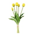 thumbnail image 1 of Injueey 15 unids/set tulipanes falsos para oficina boda fiesta durabilidad duradera versátil interior o exterior Decoración amarillo, 1 of 6