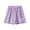 Purple, variant on WRKEKC Casual Shorts for Girls, Girls Summer Shorts, Girls' Summer Solid Color Breathable Casual Beach Sports Shorts