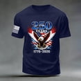 thumbnail image 5 of Independence Day Shirts for Men USA Flag 4th July American Red White Blue Star Stripes Patriotic T-Shirt (Dark Blue,S), 5 of 6
