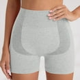thumbnail image 3 of Women High Waist Workout Yoga Shorts Seamless Nylon Spandex Sports Fitness, 3 of 4