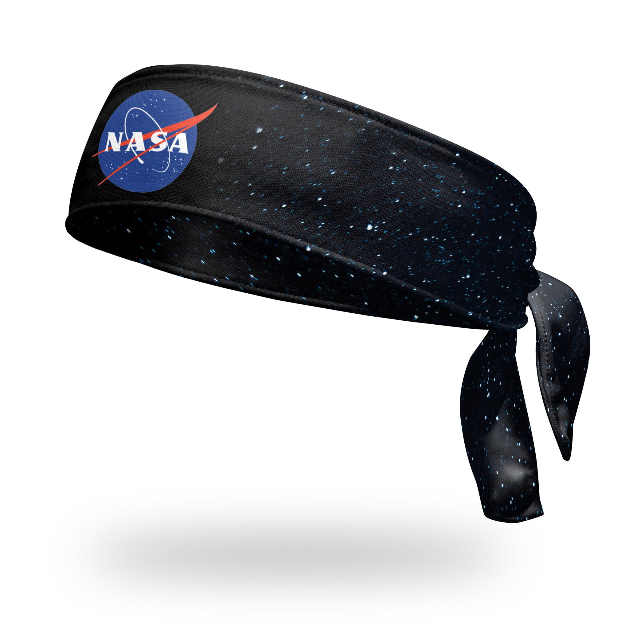 Suddora NASA Ninja Style Tie Headband Sweatband, Black