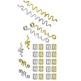 thumbnail image 6 of 28Pcs Metal Dreadlock Accessories Snake Spring Clip Fashion Hair Decoration For Hair Extension Easy Installation, 6 of 9