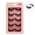 thumbnail image 1 of 5 Pairs False Eyelashes Natural Long Thick Beauty Eyelashes Fake Eyelashes, 1 of 10