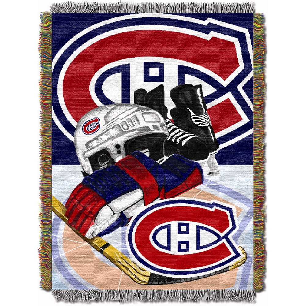 Montreal Canadiens NHL Woven Tapestry Throw Blanket (Home Ice Advantage