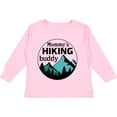 thumbnail image 3 of Inktastic Mommy's Hiking Buddy with Mountains and Trees Boys or Girls Long Sleeve Toddler T-Shirt, 3 of 5