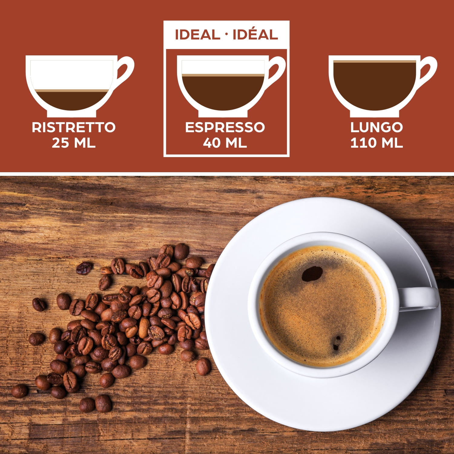 Caffè VIVO Espresso Italiano Arabica (10-pack Nepresso Compatible Capsules), Intensity: 6 | Nespresso Compatible