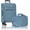 Blue, variant on U.S. Traveler Rio 2-Piece Expandable Softside Carry-on Luggage Set - Spinner Wheels, TSA-Approved, Tote Bag, Lightweight Travel Suitcase, Light Green (22/14)