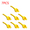 7PCS, variant on 10-1PCS Home Manual Lemon Squeezer Aluminum Alloy Hand Pressed Orange Fruit Juicer Portable Practical Kitchen Tools Mini Blender