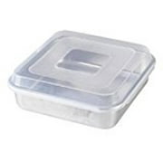 Nordic Ware Naturals® 9" Square Cake Pan with Lid, Aluminum, Lifetime Warranty, 9" X 9" X 2.40"