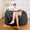 Black, variant on MIERES Large Round Lazy Bean Bag Sofa, Comfortable Padded Lounge Chair with Washable Zipper Slipcover, Oversized Relax Seat for Indoor Use