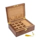 thumbnail image 1 of Joyero de madera con cerradura y llave, gran capacidad, con cerradura Estilo A, 1 of 9