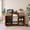 Walnut, variant on Leumius 53.2"Fluted Buffet Wine Cabinet with Mini Fridge Nook (Fridge Not Included), Charging Station and Adjustable Shelves, Sideboard Storage Cabinet for Kitchen Living Room Walnut