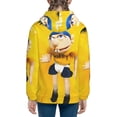 thumbnail image 4 of Lsque Sml Jeffy Patten Youth Hoodie Sweatshirt Pullover with Kangaroo Pocket Boys and Girls Hoodie Warm Hoodie for Kids, 4 of 8