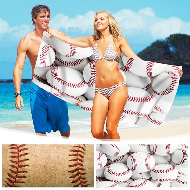 mfyjkho Toalla de playa de microfibra, manta antiarena de secado rápido, toalla multiusos grande de 76 x 152 cm para piscina y viajes, paquete de 1