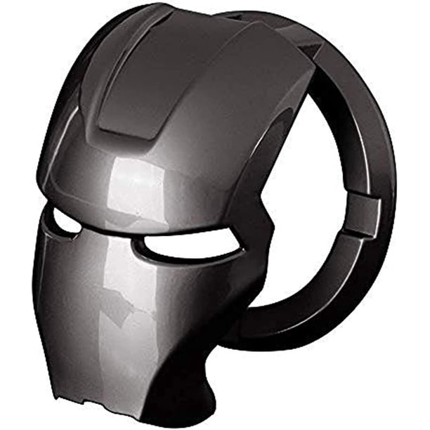 Funda Protectora Botón Encendido Arranque Iron Man Acero 2pz