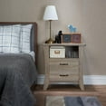 thumbnail image 5 of HomeRoots Furniture Nightstand, Rustic Natural - Particle Board, MDF Rustic Natural, 5 of 7