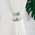 thumbnail image 2 of AUQ 4Pcs Curtain Tie Backs for Curtains,2*2*2" Outdoor Curtain Tiebacks,Curtain Tiebacks,White, 2 of 4