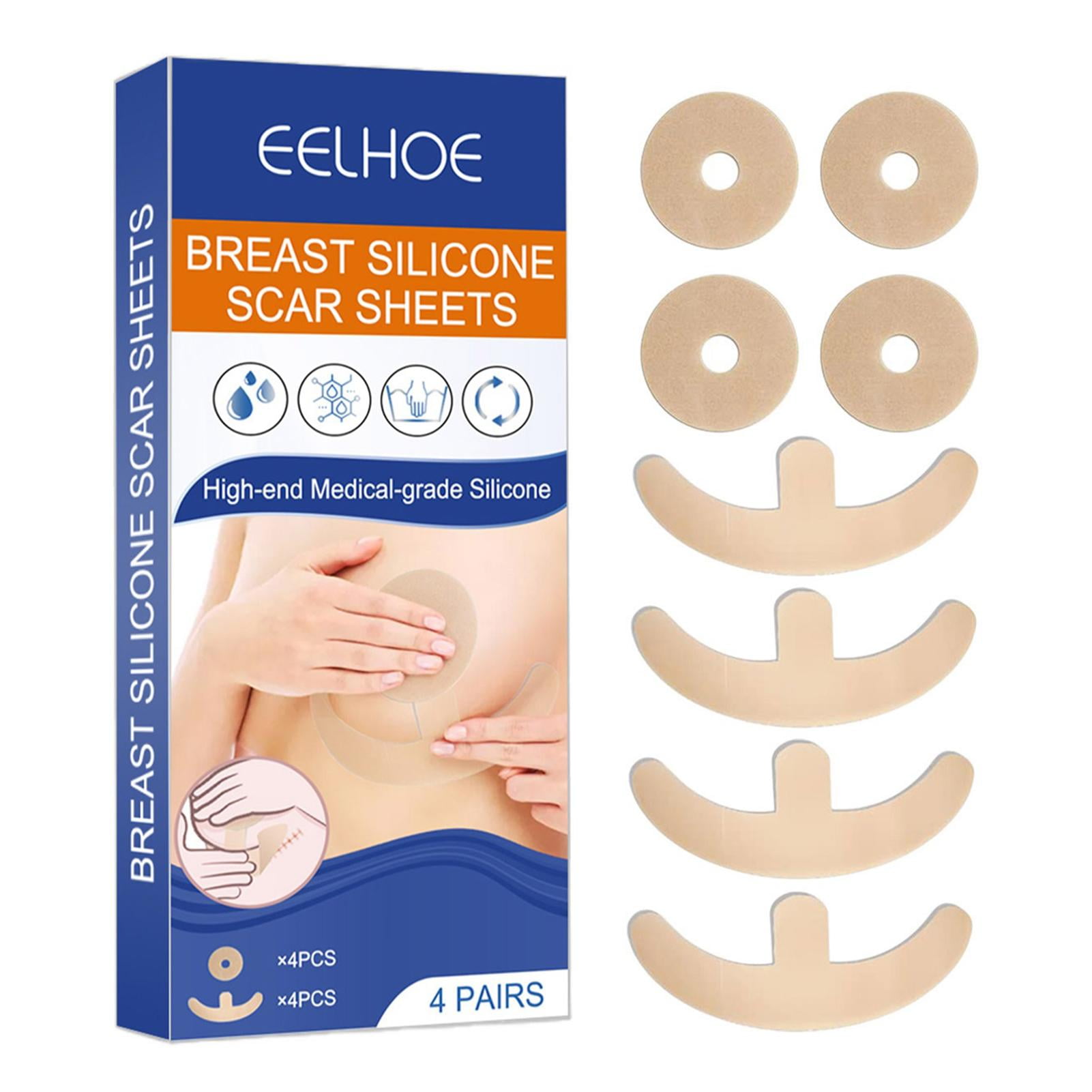 Breast Scar Patches Silicone Scar Sheets for Breast 8 Pieces Scar