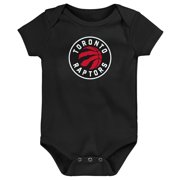 Newborn Outerstuff Black Toronto Raptors Primary Logo Bodysuit
