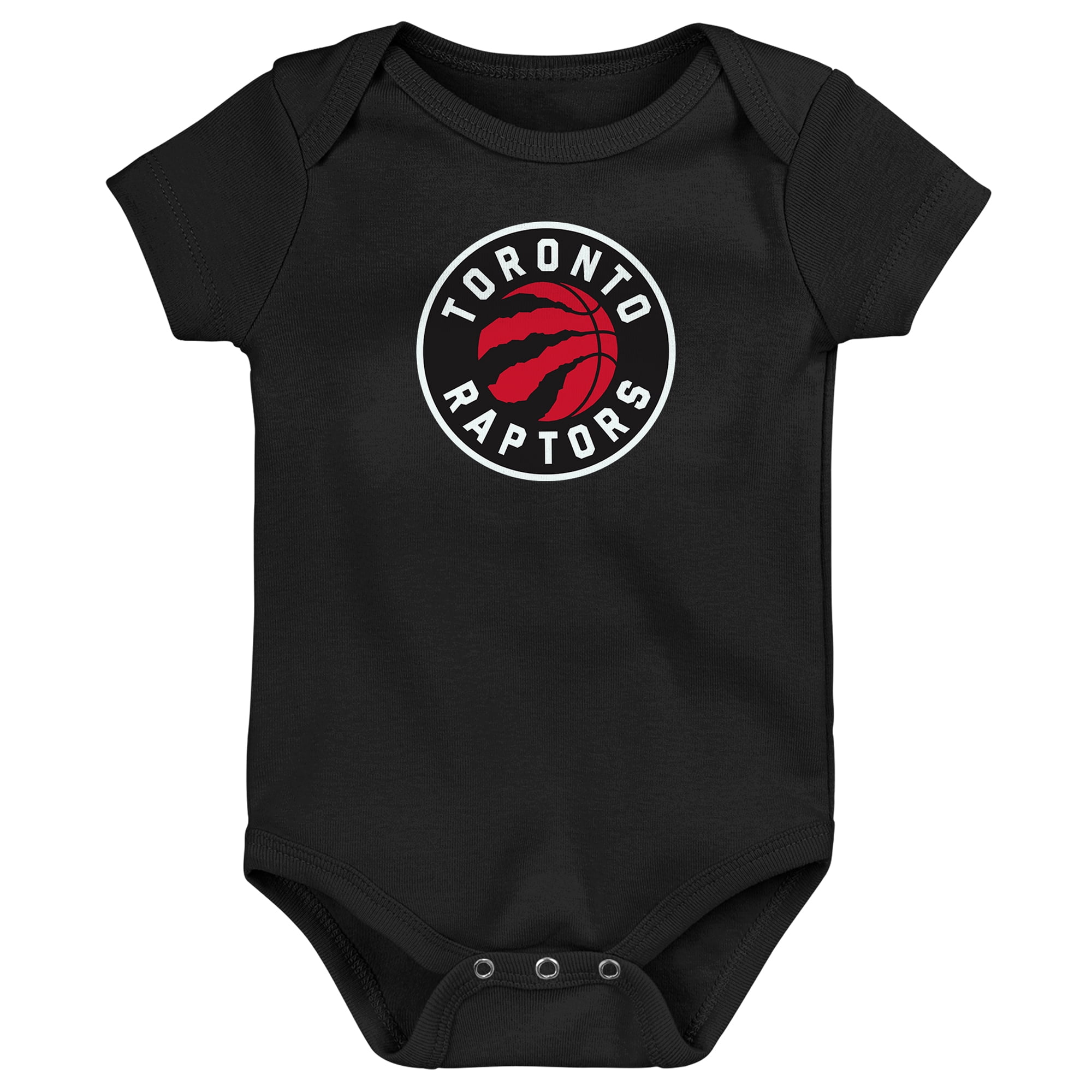 Newborn Outerstuff Black Toronto Raptors Primary Logo Bodysuit