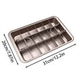 thumbnail image 3 of Brownie Pan with Dividers, Non-Stick Carbon Steel Baking Tray, 18 Pre-Sliced Edges for Brownie Bites,Professional Bakeware for Oven Baking, Ideal for DIY Baking Enthusiasts, 3 of 7