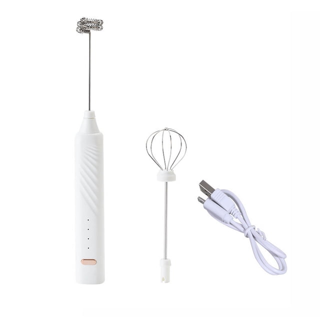 Agiferg Electric Beater 3-gear Wireless Mixer Multi-function Double USB Electric Milk Eggs Coffee Beater