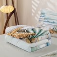 thumbnail image 5 of Erosebridal Ocean Animal Zipper Queen Comforter Set with Fitted Sheet and 2 Pillowcases, Sea Seashell Starfish Zipper Bedding Set, Gray Reversible, 5 of 7