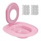 thumbnail image 1 of Methold Kit de entrenamiento para gatos reutilizable con tapa desmontable y ventosas de PP para la higiene del hogar. Sistemas de eliminación de arena para gatos rosa, 1 of 6