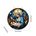 thumbnail image 3 of Xihbxyly Ofertas Diarias Juego de 5 Adornos para El Belén, Adornos para El Árbol de Navidad, Adornos Colgantes para El Nacimiento, Regalos Religiosos Sagrados, Regalos para El Belén, 3 of 6