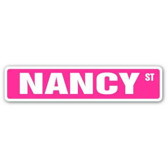 NANCY Street Sign Childrens Name Room Sign | Indoor/Outdoor |  24" Wide