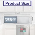 thumbnail image 2 of PATIKIL Dishwasher Magnet Clean Dirty Sign, 7 x 2 Inch Clean & Dirty Dishwasher Indicator Slider Silver Acrylic Magnet Sign Laundry Kitchen Gadgets, Blue & Grey, 2 of 7
