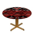 thumbnail image 3 of RUIYC Round Table Cloths, Waterproof Boho African Tribal Art Christmas Tablecloth Table Cover for Kitchen Dinning Tabletop Decoration, 3 of 7