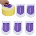 thumbnail image 4 of 5Pcs Fondant Cake Smoother  Plastic Handle Design Cake Decorate Smoother Polisher For Home Cake Shop Useful Tools, 4 of 8