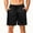 Black, variant on Besolor Running Shorts for Men Wide Leg High Waist Elastic Drawstring Casual Loose Summer Outdoor Workout Shorts with Zipper Pocket(X-Large,Wine)