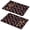 Pioneer Flower Floral Print Pattern-2, variant on Pioneer Flower Floral Print Pattern PVC Woven Placemats Set Of 2, Outdoor Picnic Placemats Heat Resistant Gift Ideas for Outdoor Gathering,12" X 18"