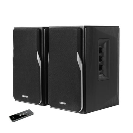 UPC: 0875674005831 | Edifier R1380T Powered Bookshelf Speakers  2.0 Stereo Active Near Field Monitors  Studio Monitor Speaker  42 Watts RMS – Black (Pair)