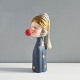 thumbnail image 2 of Estatuil de estatua de decoración oda de hogar Bufanda Azul S Sunnimix Figura niña burbuja, 2 of 6