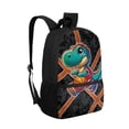 thumbnail image 2 of Uorisanigo 17 inch Basketball Dinosaur Backpacks for School with Adjustable Padded Straps Universal Kids Backpack Fit Preschool Elementary Kindergarten Bookbag 6-12 Year Old, 2 of 6