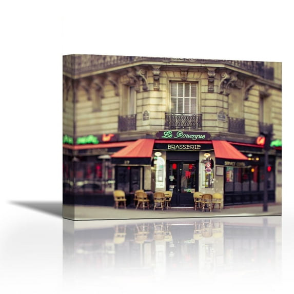 Paris La Rouerge - Contemporary Fine Art Giclee on Canvas Gallery Wrap - wall décor - Art painting - 27 x 22 Inch - Ready to Hang